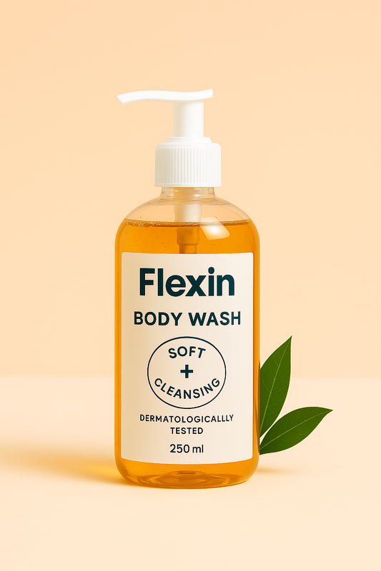 Flexin All-in-One Gentle Body Wash – 250 ml | For Soft, Nourished Skin